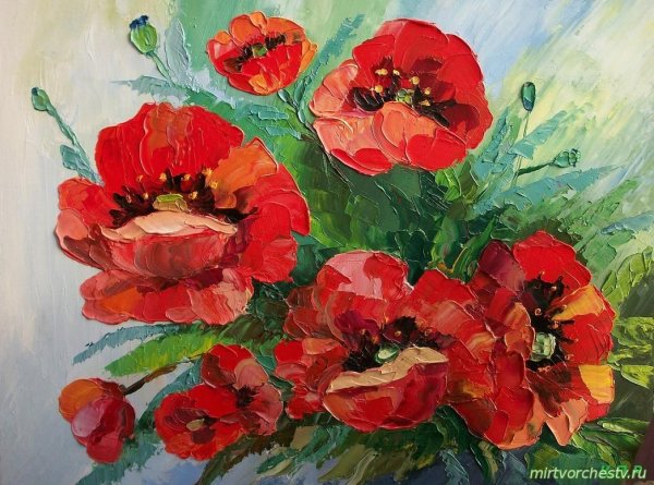 Живопись темперой на холсте