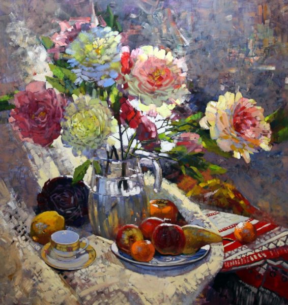 Художник Лина Коваленко розы