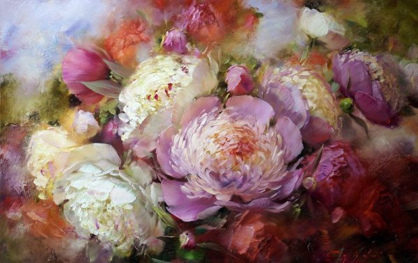 Художник Владимир Бабич цветы