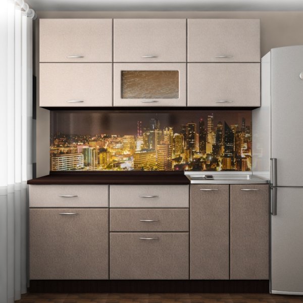 Кухонный гарнитур цвет шампань