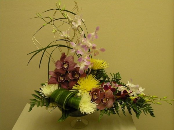 Композиции из сухоцветов и природного материала