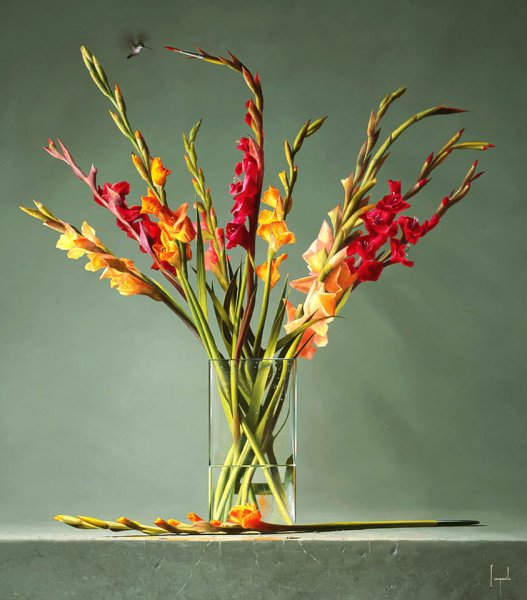 Икебана осенний букет