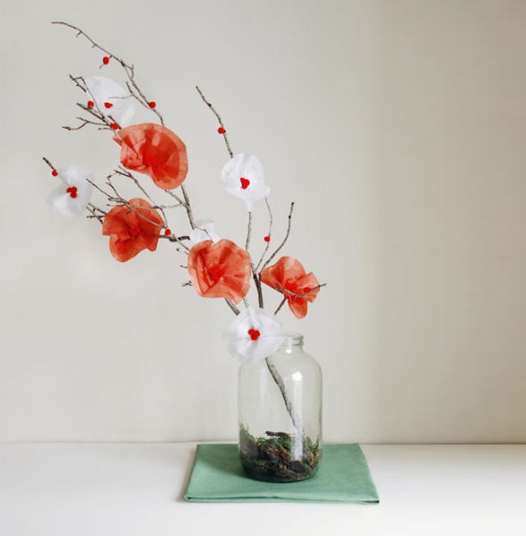 Икебана синяя