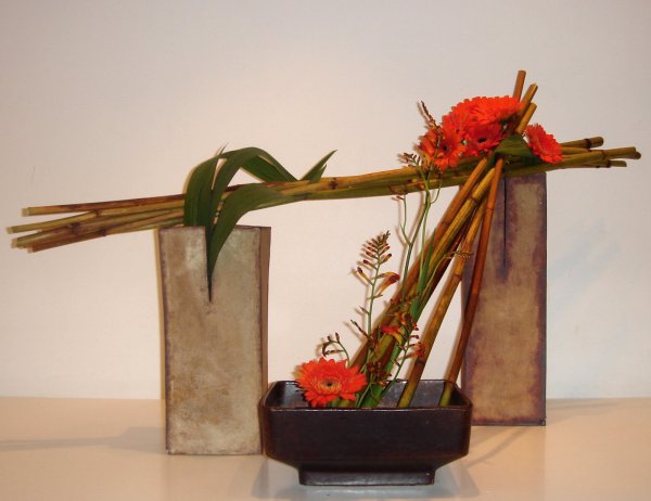 Осенний букет осенняя Икебана