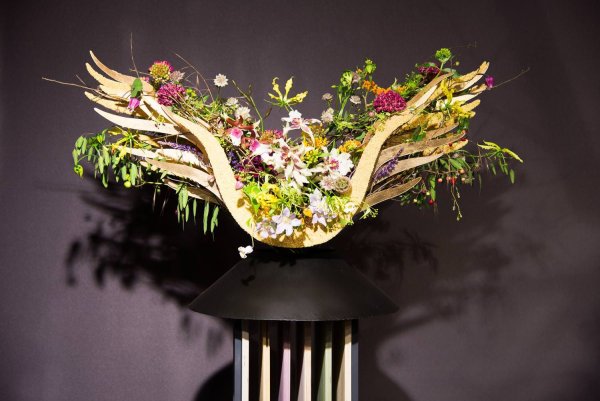 Икебана стекло бесцветное