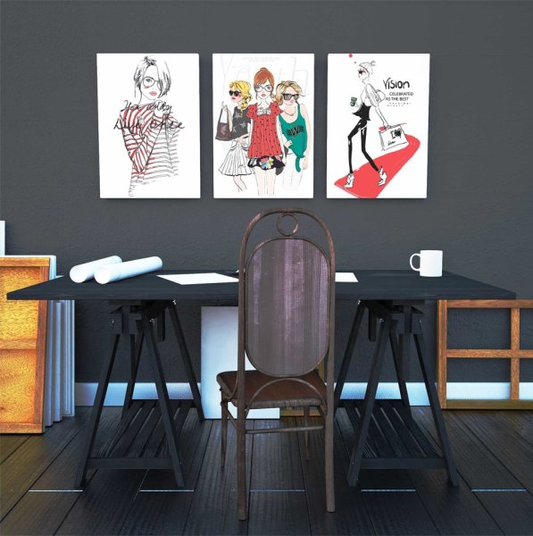 Mockup Постер в интерьере