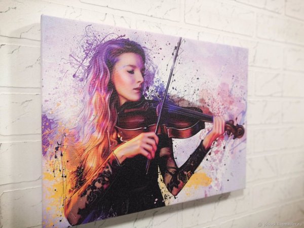 Стилизованные портреты на холсте