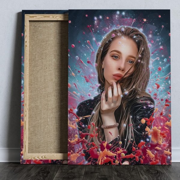 Портрет на холсте