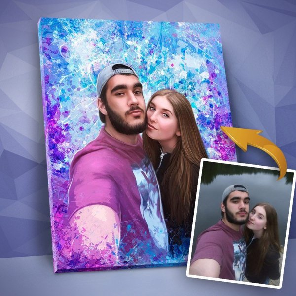 Печать на холсте