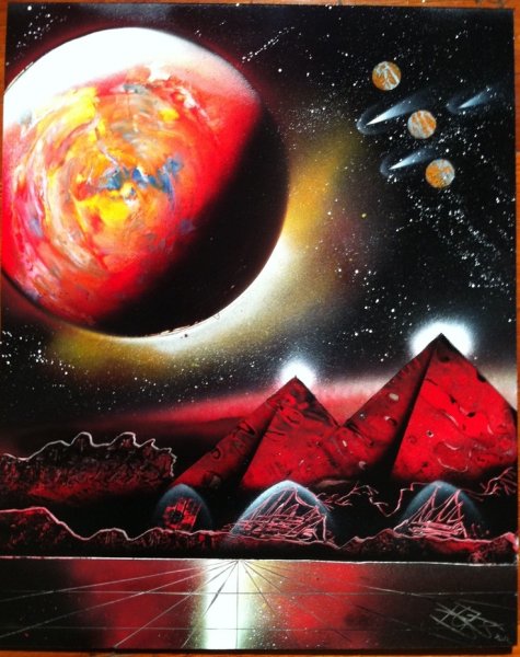 Живопись баллончиками с краской