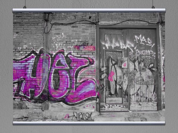 Пейзаж баллончиками