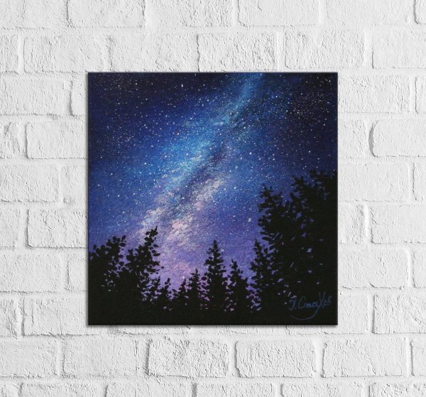 Ночной пейзаж легкий