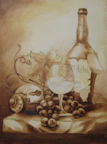 Имприматура в гризайли