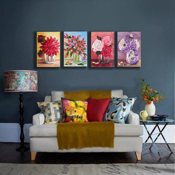 Постер с цветами на стену