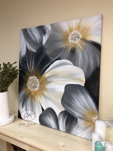 Холст в интерьере