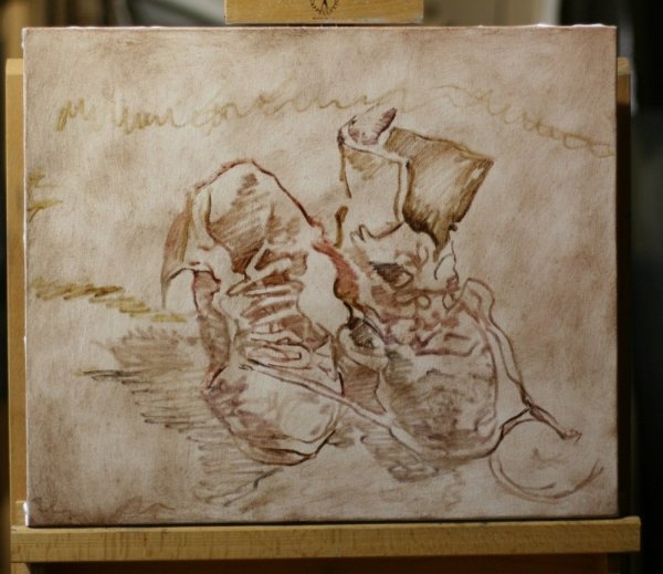 Видеоурок рисование маслом абстракция