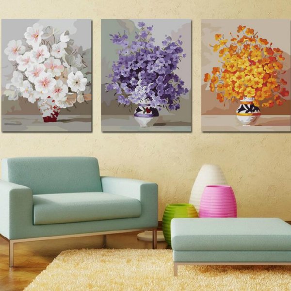 Интерьерная живопись цветы