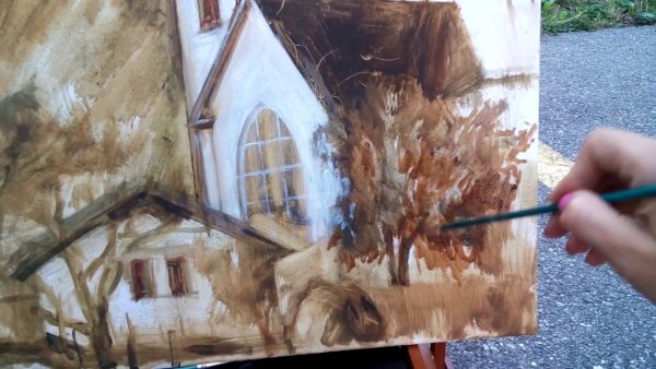 Рисование золотом