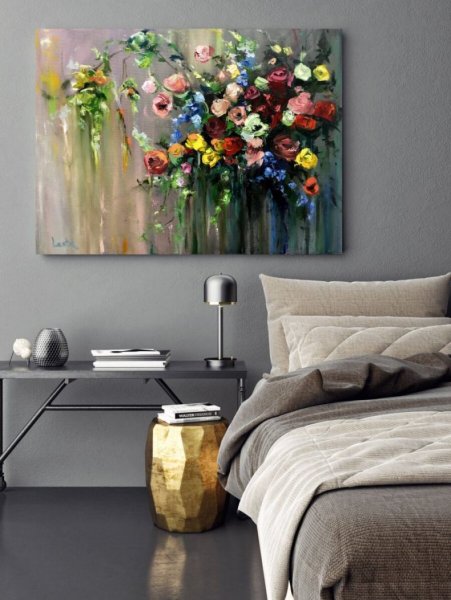 Интерьерные картины акрилом