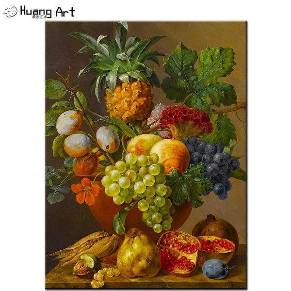 Цветочно-фруктовый натюрморт