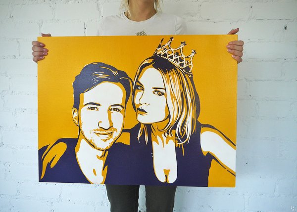 Мэрилин Монро картина маслом