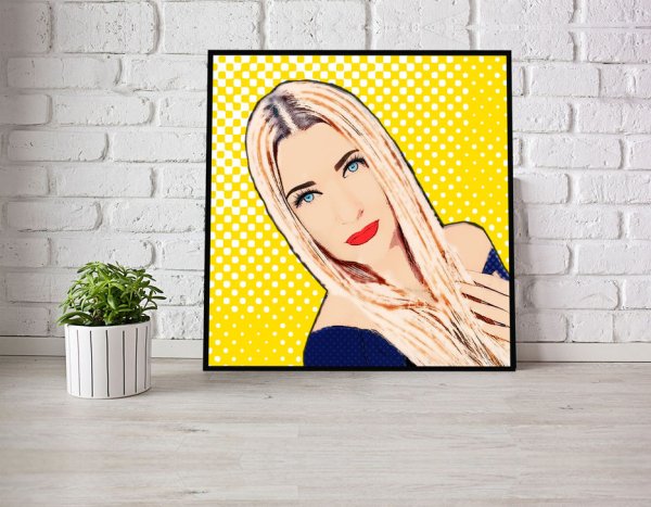 Красочный портрет