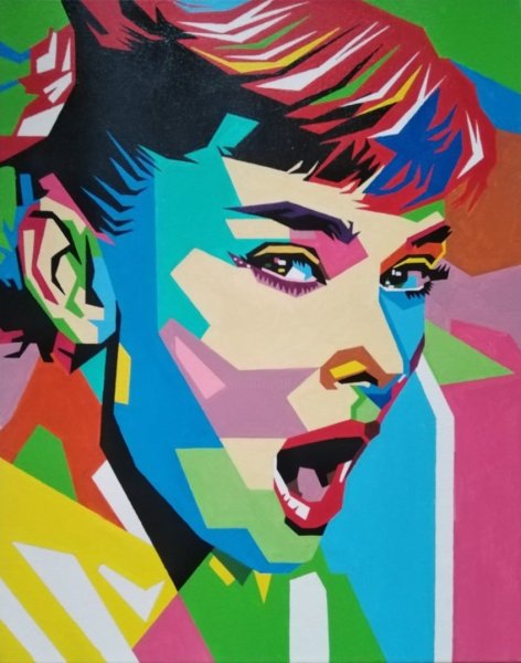 Портрет в стиле поп-арт