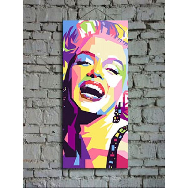 Поп арт портрет на холсте