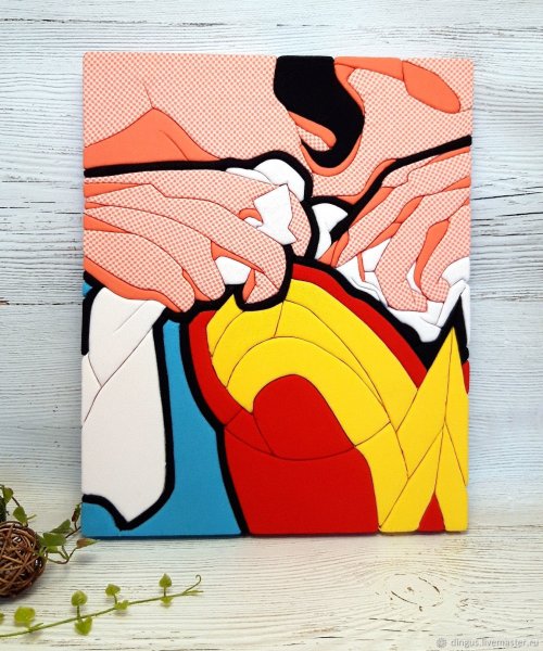 Картины девушек в стиле поп арт