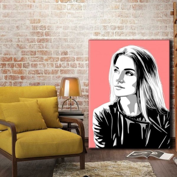 Живопись в стиле поп арт акрил