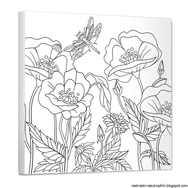 Холст для раскрашивания детям