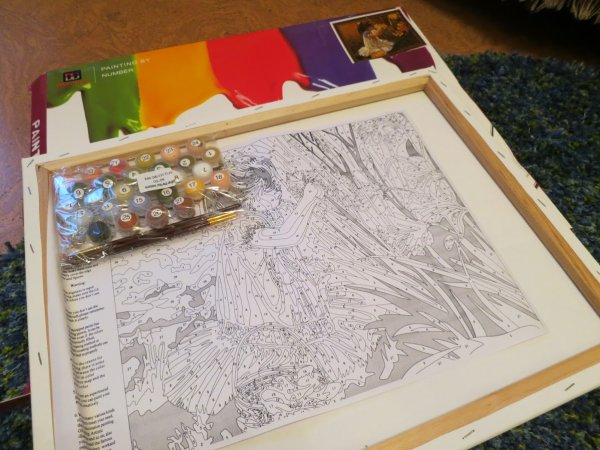 Рисование по номерам на холсте