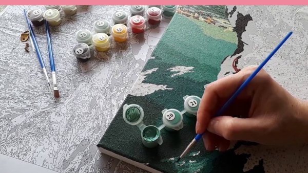 Картины для раскрашивания красками