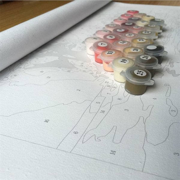 Рисование по номерам шаблоны