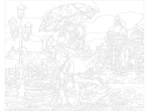 Картина по номерам раскраска