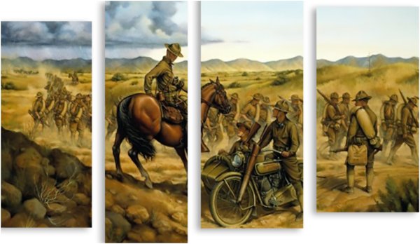 Модульная картина война