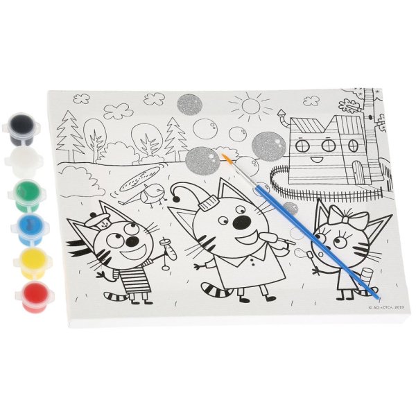 Фломастеры три кота