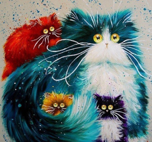 Кот орнамент