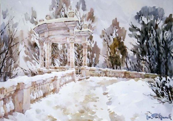 Акварели художника Модеста Гаврилова