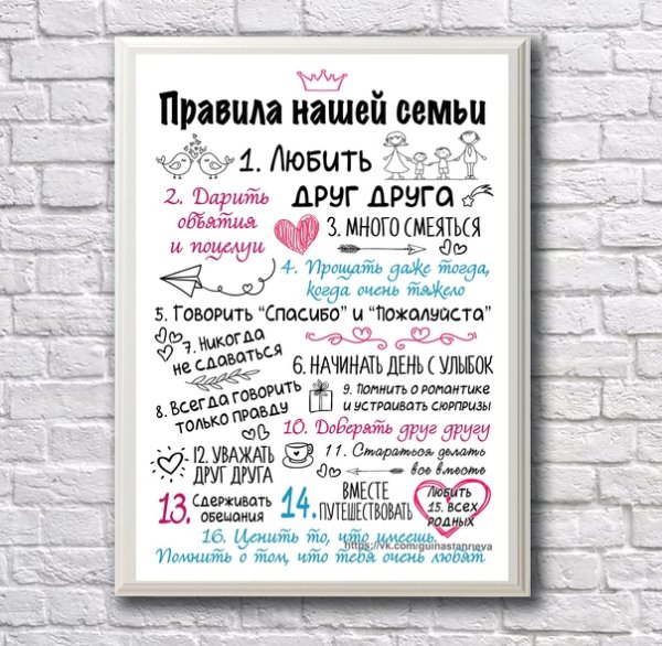 Правила семьи