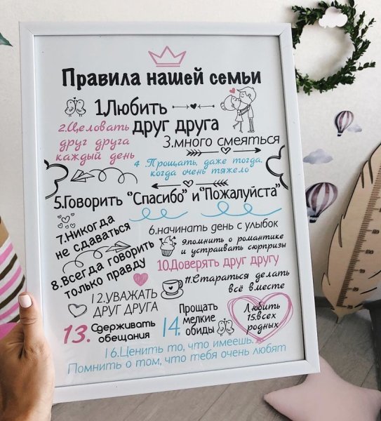 Правила нашей семьи