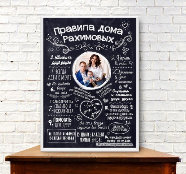 Наша семья правила дома