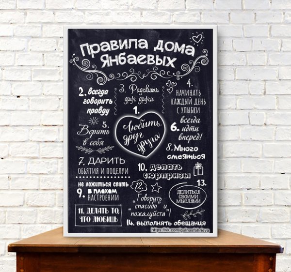 Правила семьи