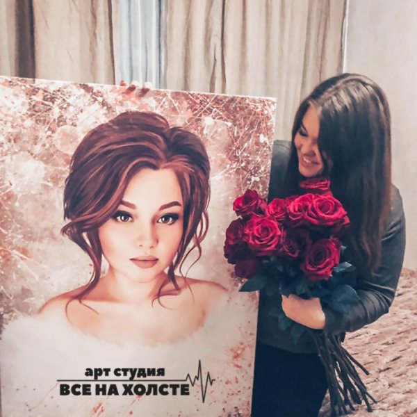 Плакат подружке