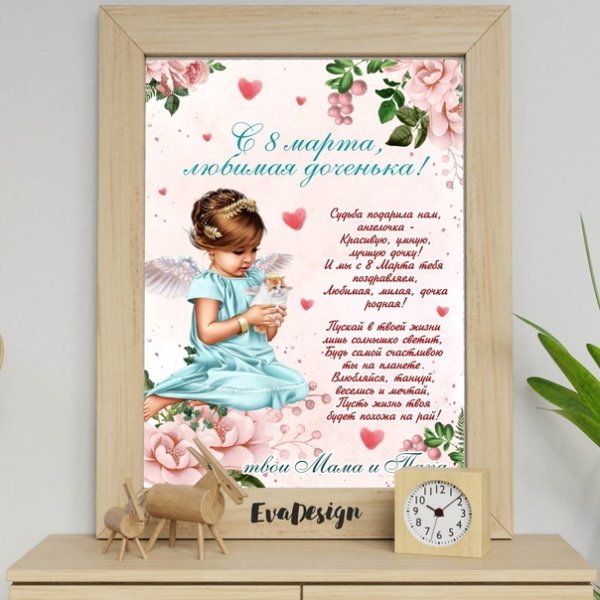 Постер с днем рождения