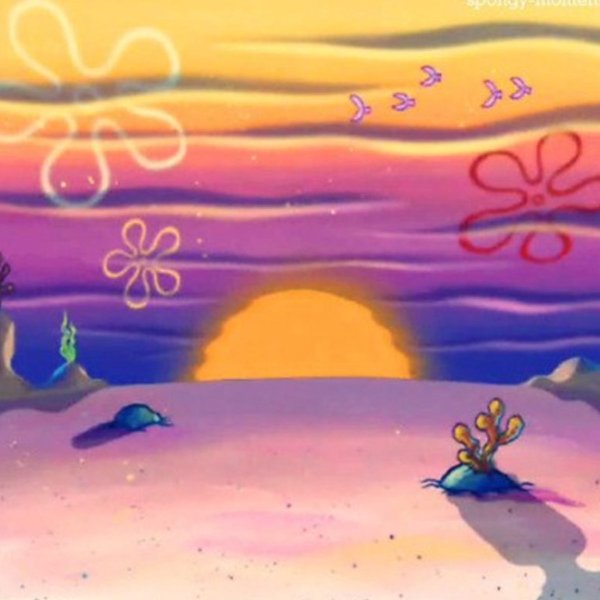 Пейзажи из губки Боба