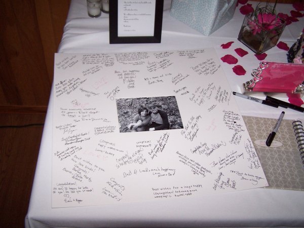 Доска пожеланий на свадьбу