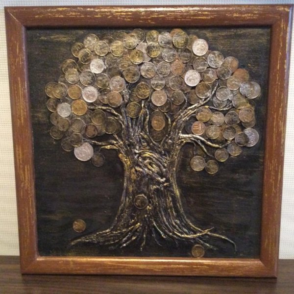 Денежное дерево картина