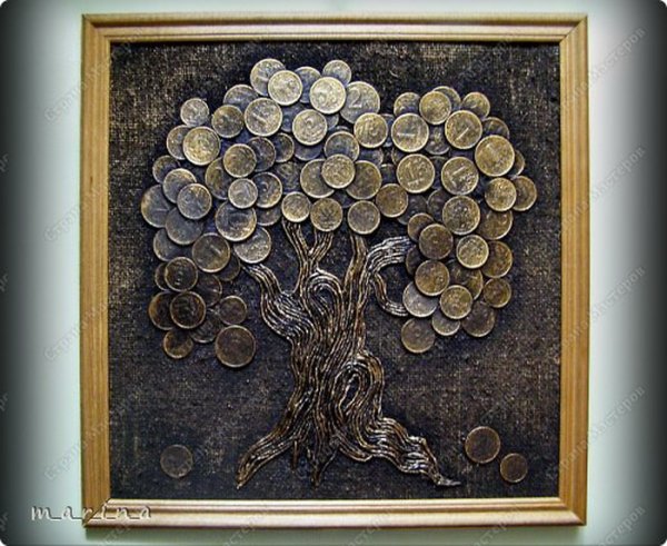 Пейп арт денежное дерево