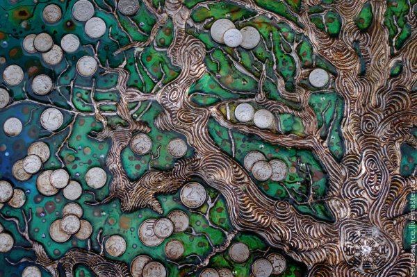 Денежное дерево в живописи